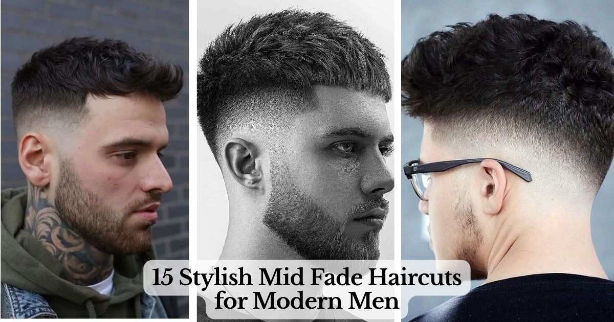 15 Stylish Mid Fade Haircuts for Modern Men