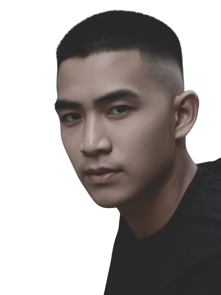 Buzz Cut with Drop Fade