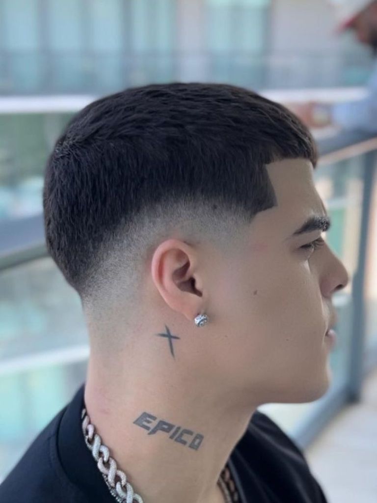 Crew Cut with Mid Fade