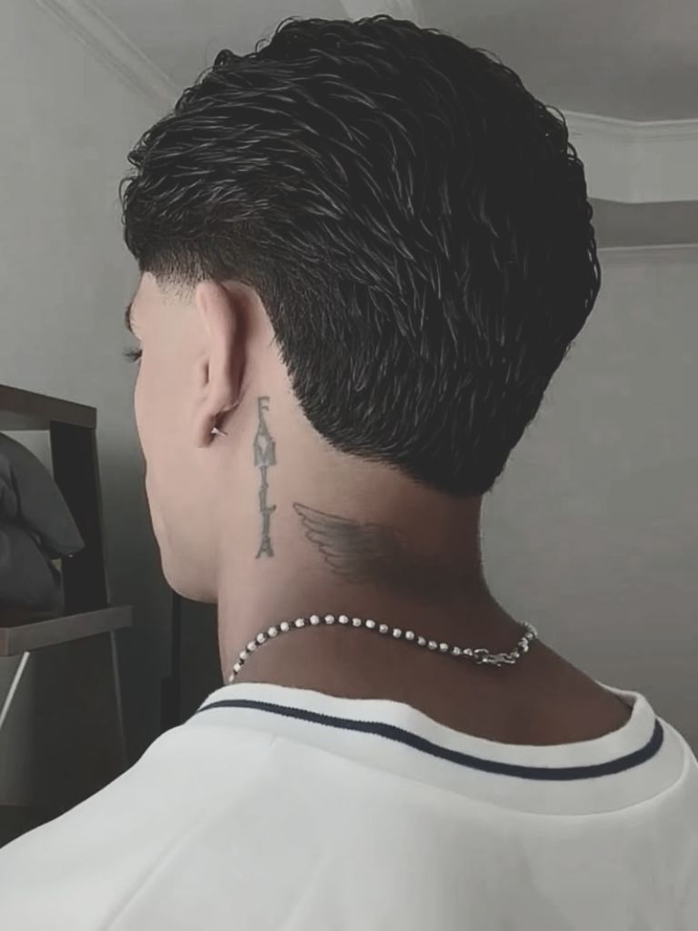 Low Fade Taper with Slick Back