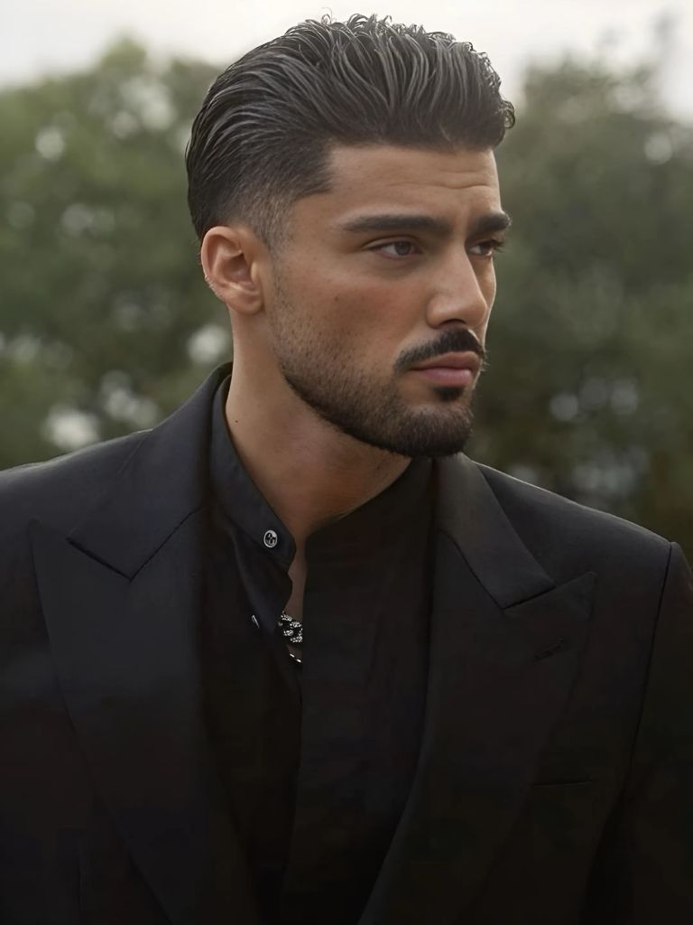 Low Taper Fade with Beard