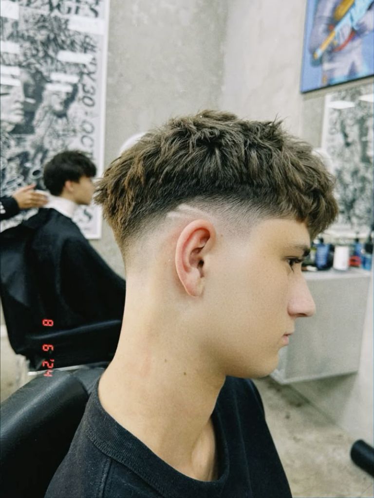 Mid Fade with Design