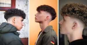 Mid Taper Fade Curly Hair