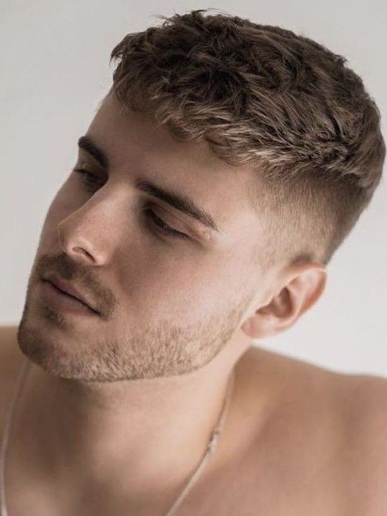 Textured French Crop with Low Taper Fade