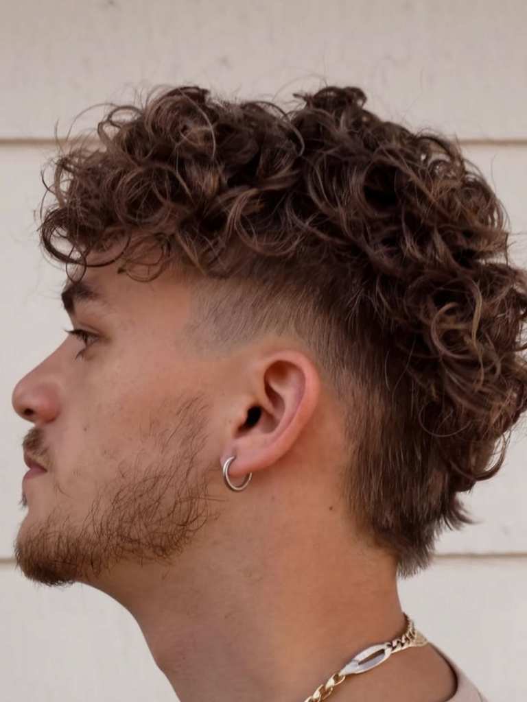 Curly Mullet