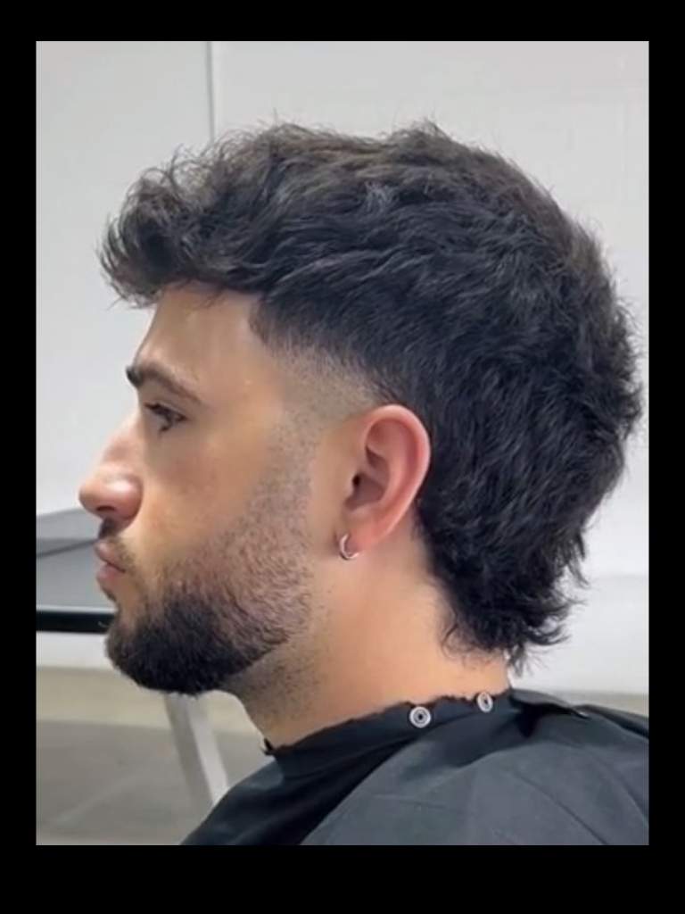 Quiff Mullet Fade