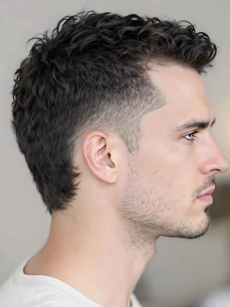 Short Mullet clean look